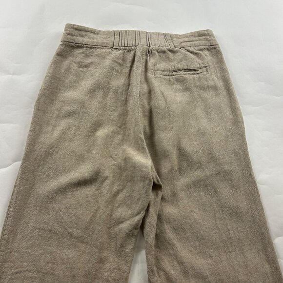 Old Navy Sliced Bread Linen Blend High Rise Wide Leg Trouser S - Picture 7 of 7